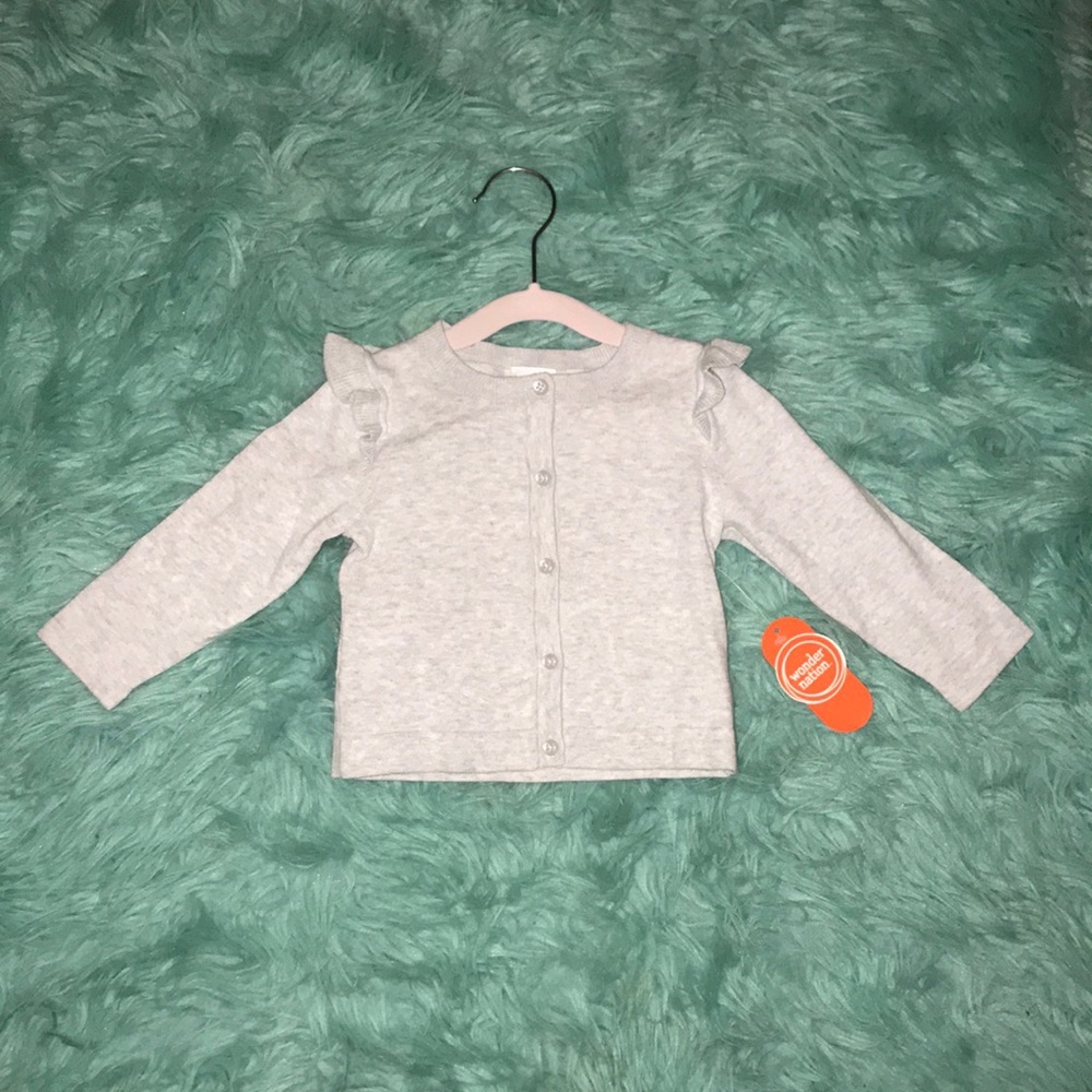NWT | Wonder Nation | 12 M | Gray sweater